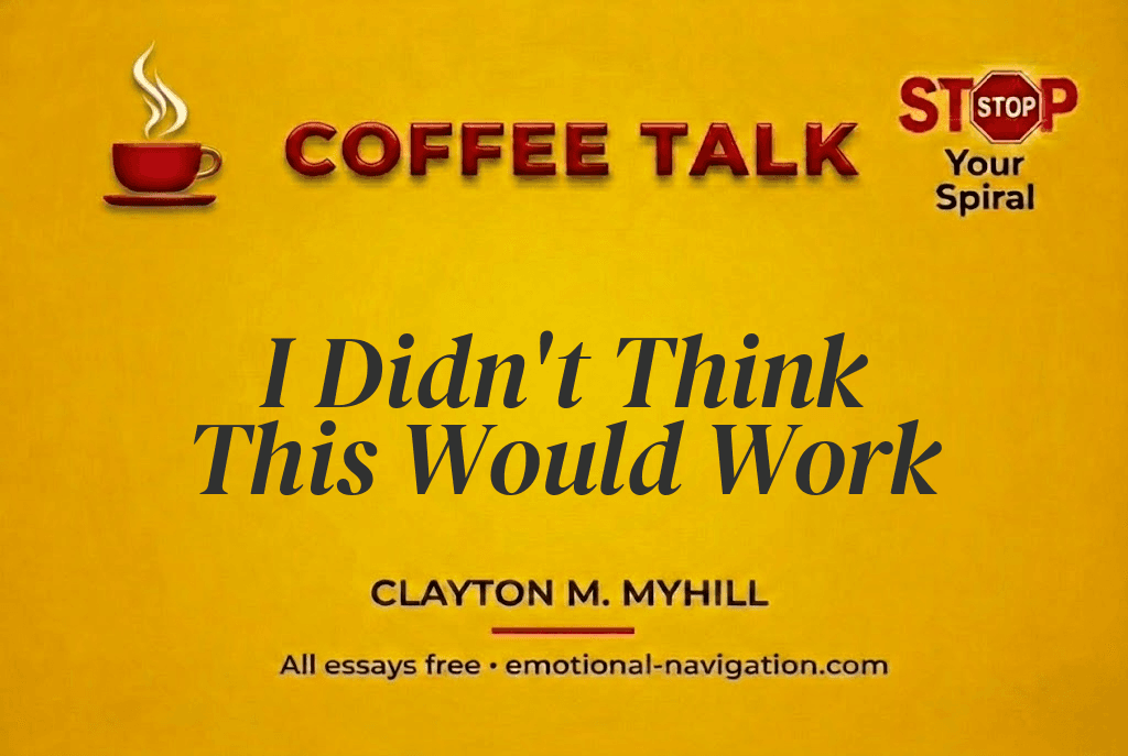 I Didn't Think This Would Work